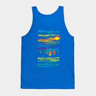 Abstract Sky Tank Top